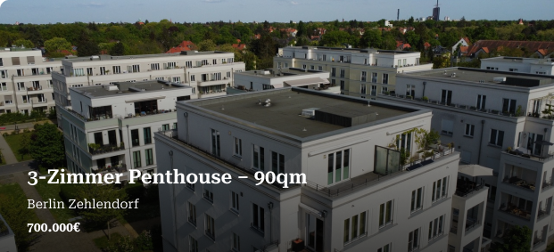 3-Zimmer-Penthouse 90 m² – Referenzobjekt Blume Immobilien